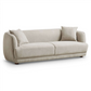 Larisa Minimalist Fabric Upholstered Sofa 86”