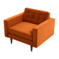 Casey MCM Velvet Tufted Armchair