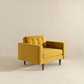 Casey MCM Velvet Tufted Armchair