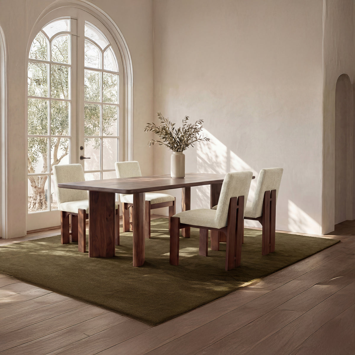Mia Dining Chair – 22" Upholstered Dining Chair, Set of 2 (10)
