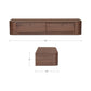 Round Off Floating Console Table – 48" Wall-Mounted Console Table (2 Colors) (10)