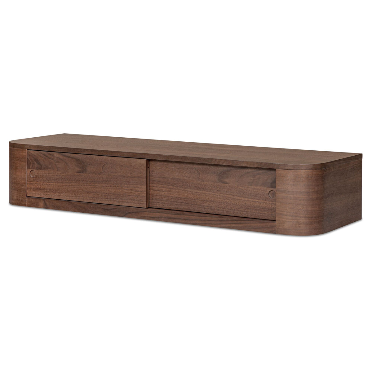Round Off Floating Console Table – 48" Wall-Mounted Console Table (2 Colors) (5)