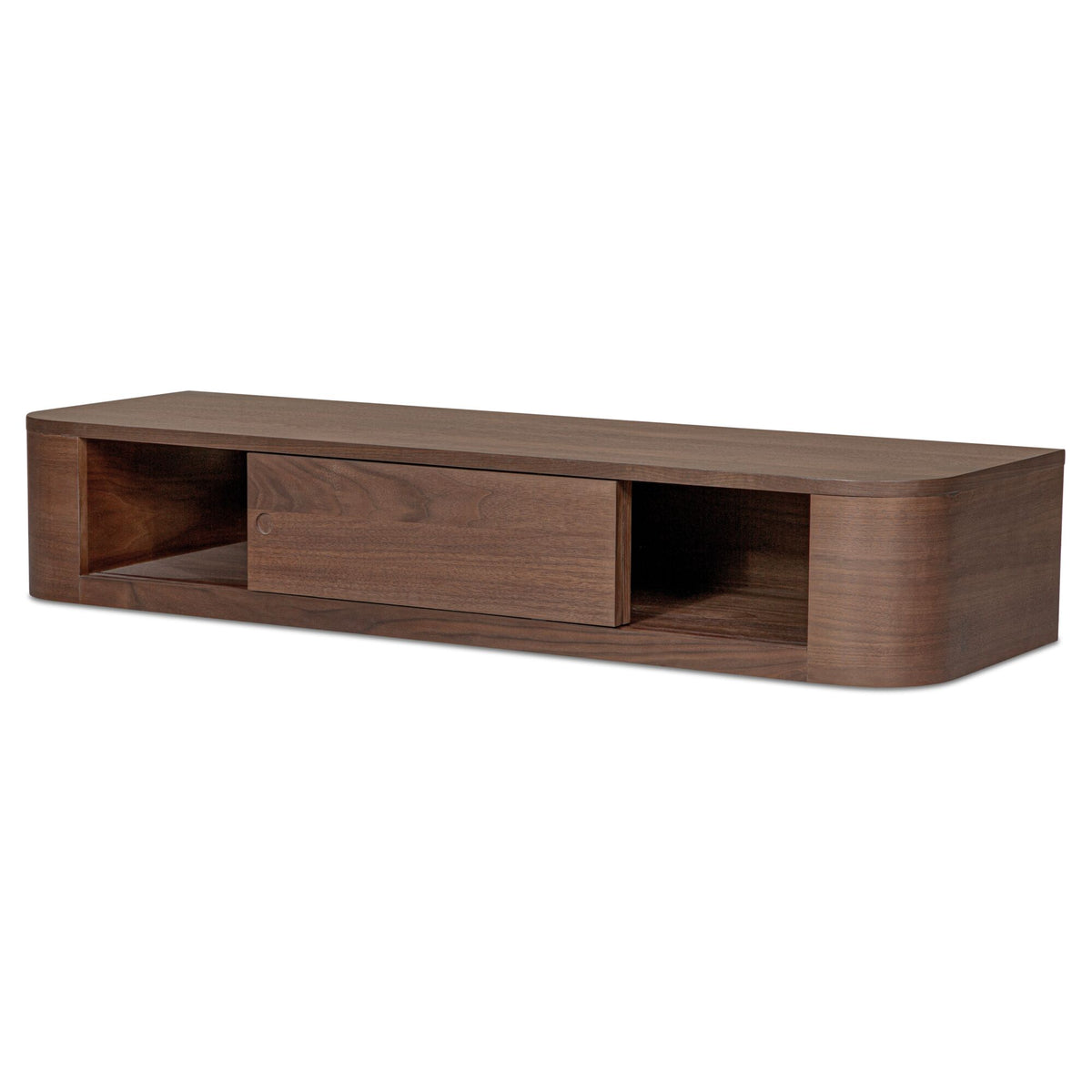 Round Off Floating Console Table – 48" Wall-Mounted Console Table (2 Colors) (6)