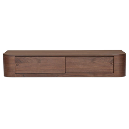 Round Off Floating Console Table – 48" Wall-Mounted Console Table (2 Colors) (1)