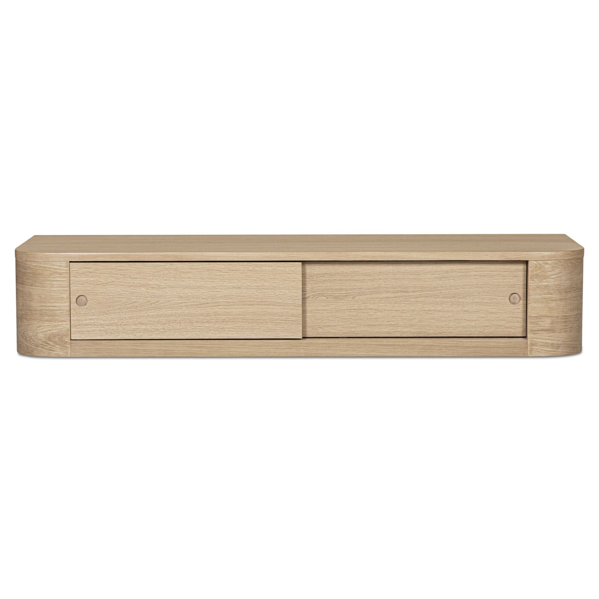 Round Off Floating Console Table – 48" Wall-Mounted Console Table (2 Colors) (11)