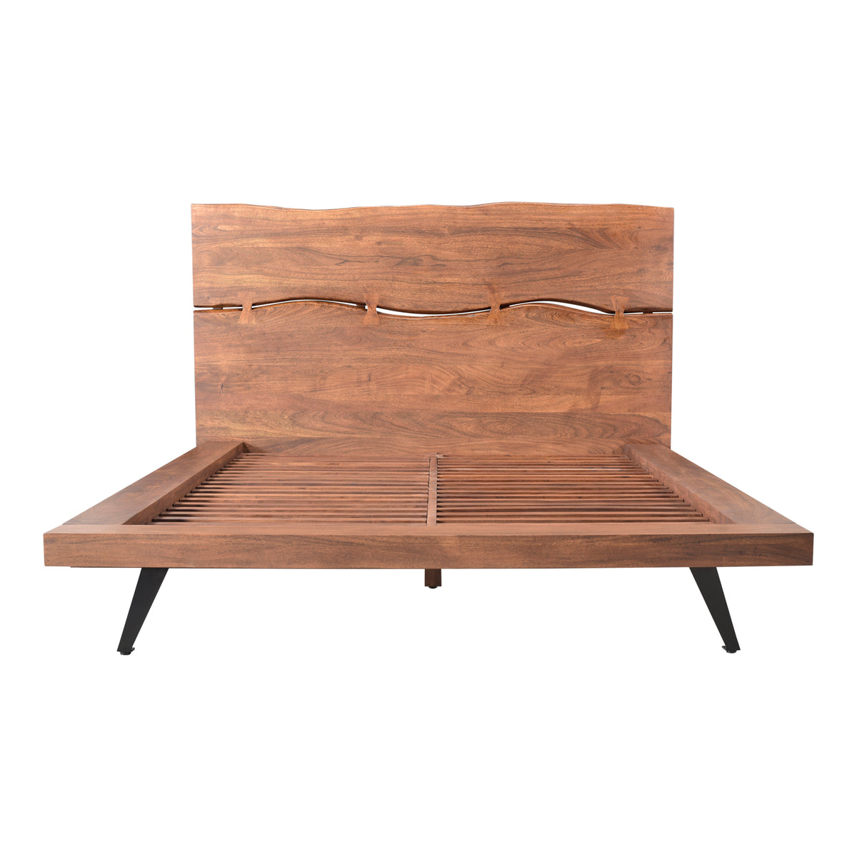 Madagascar Platform Bed – 75.25"–92" Solid Acacia Platform Bed (14)
