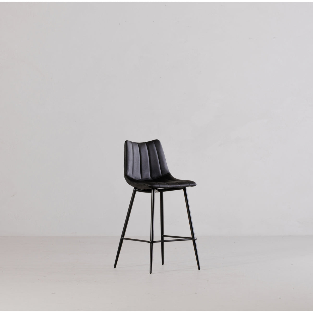 Alibi Counter Stool – 17.7" Vegan Leather Counter Stool, Set of 2 (4 Colors) (10)