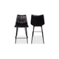 Alibi Counter Stool – 17.7" Vegan Leather Counter Stool, Set of 2 (4 Colors) (2)