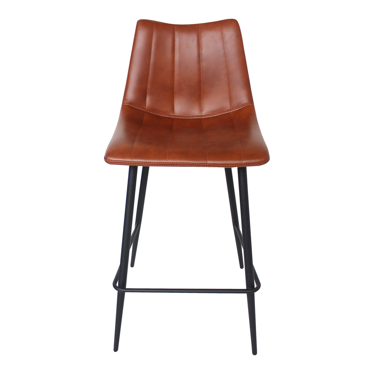 Alibi Counter Stool – 17.7" Vegan Leather Counter Stool, Set of 2 (4 Colors) (17)