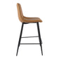 Alibi Counter Stool – 17.7" Vegan Leather Counter Stool, Set of 2 (4 Colors) (32)