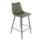 Alibi Counter Stool – 17.7" Vegan Leather Counter Stool, Set of 2 (4 Colors) (42)