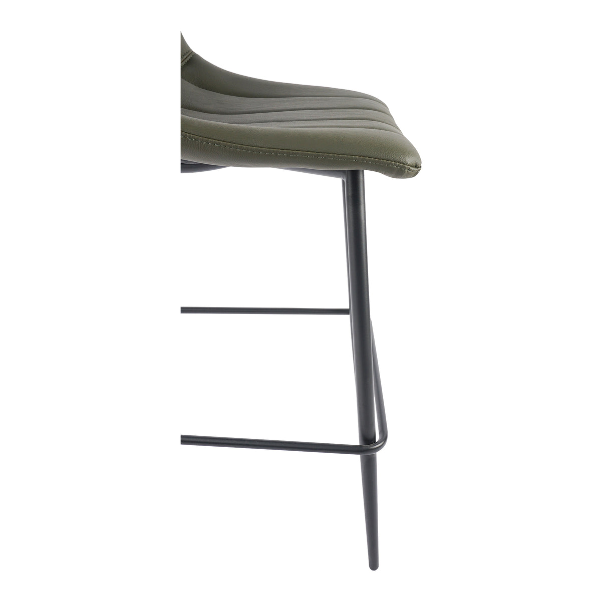 Alibi Counter Stool – 17.7" Vegan Leather Counter Stool, Set of 2 (4 Colors) (46)