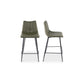 Alibi Counter Stool – 17.7" Vegan Leather Counter Stool, Set of 2 (4 Colors) (38)