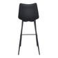 Alibi Bar Stool – 17.7" Vegan Leather Bar Stool, Set of 2 (4 Colors) (5)