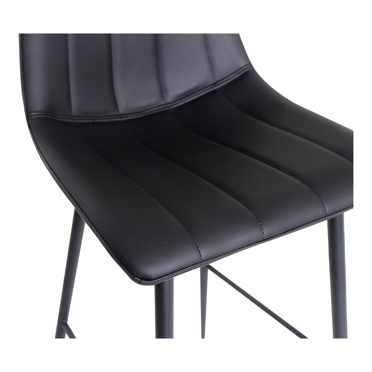 Alibi Bar Stool – 17.7" Vegan Leather Bar Stool, Set of 2 (4 Colors) (6)