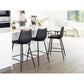 Alibi Bar Stool – 17.7" Vegan Leather Bar Stool, Set of 2 (4 Colors) (10)