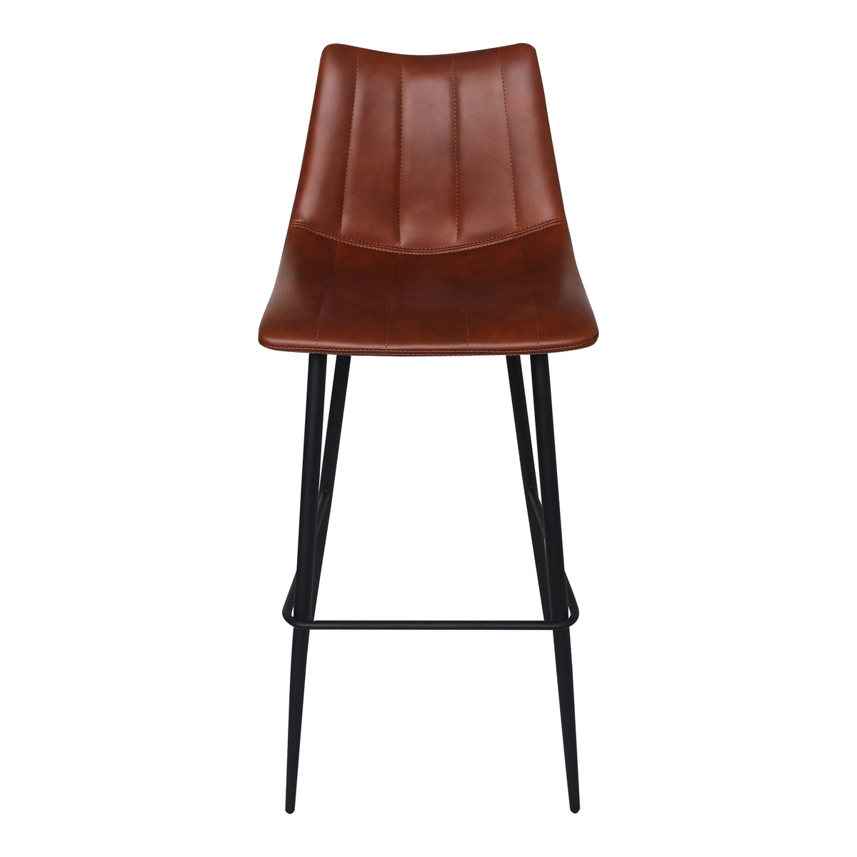 Alibi Bar Stool – 17.7" Vegan Leather Bar Stool, Set of 2 (4 Colors) (15)