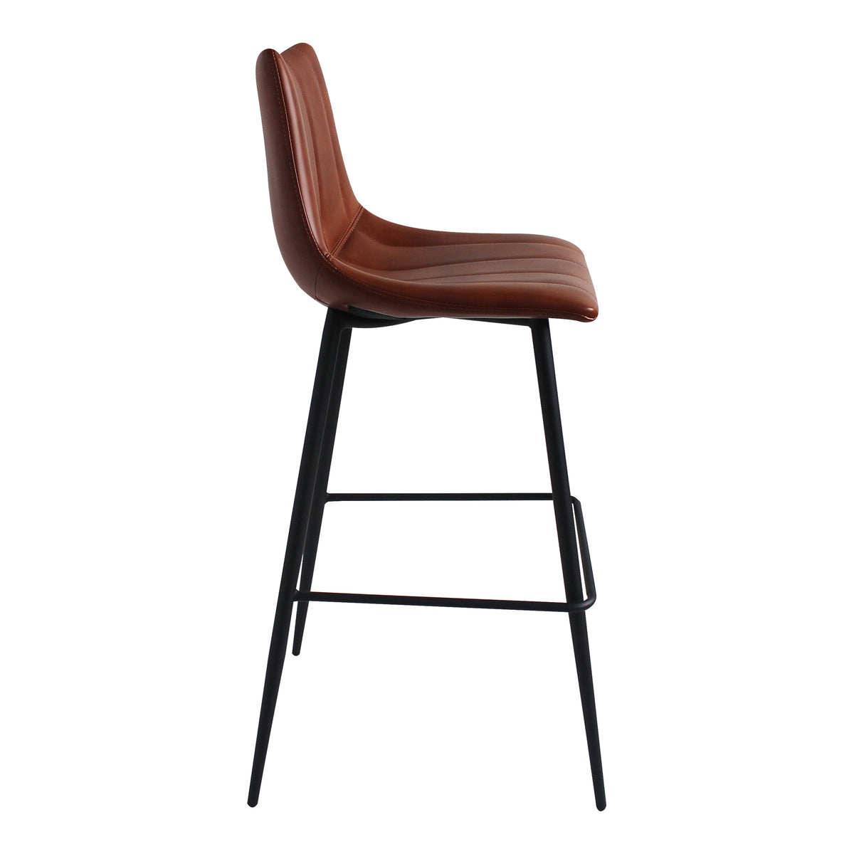 Alibi Bar Stool – 17.7" Vegan Leather Bar Stool, Set of 2 (4 Colors) (18)