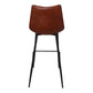 Alibi Bar Stool – 17.7" Vegan Leather Bar Stool, Set of 2 (4 Colors) (19)