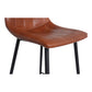 Alibi Bar Stool – 17.7" Vegan Leather Bar Stool, Set of 2 (4 Colors) (20)