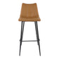 Alibi Bar Stool – 17.7" Vegan Leather Bar Stool, Set of 2 (4 Colors) (27)