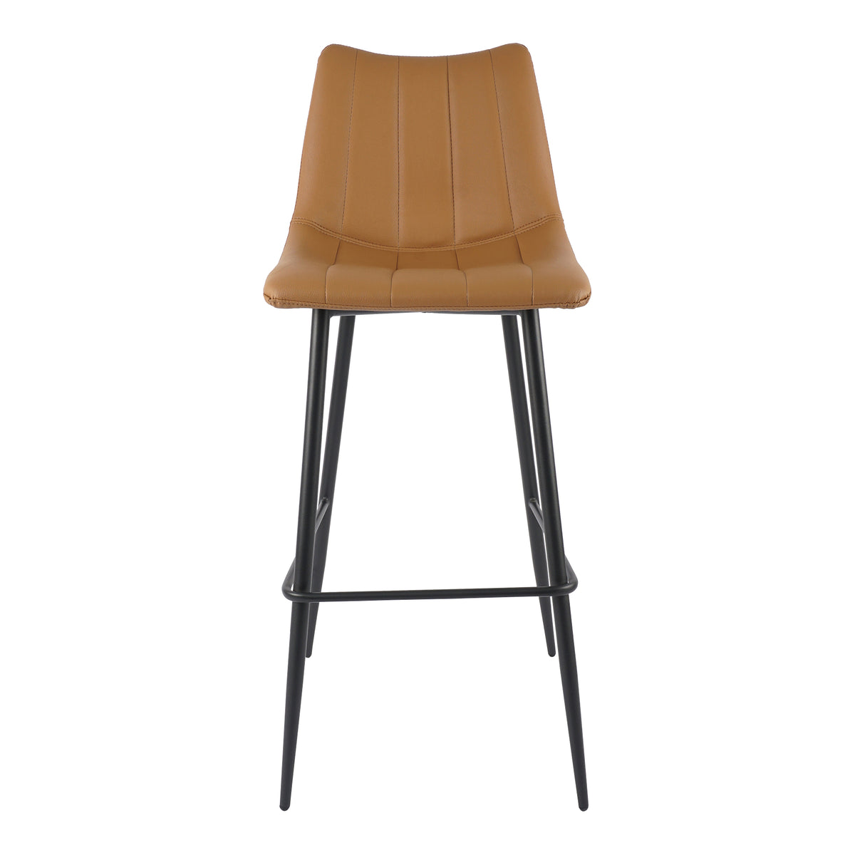 Alibi Bar Stool – 17.7" Vegan Leather Bar Stool, Set of 2 (4 Colors) (27)