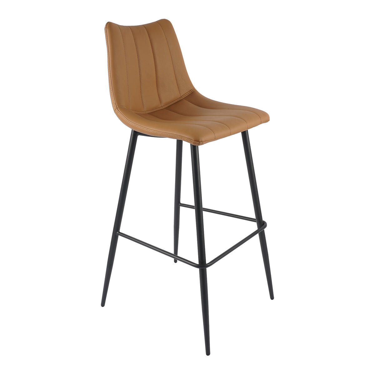 Alibi Bar Stool – 17.7" Vegan Leather Bar Stool, Set of 2 (4 Colors) (28)