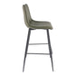 Alibi Bar Stool – 17.7" Vegan Leather Bar Stool, Set of 2 (4 Colors) (39)
