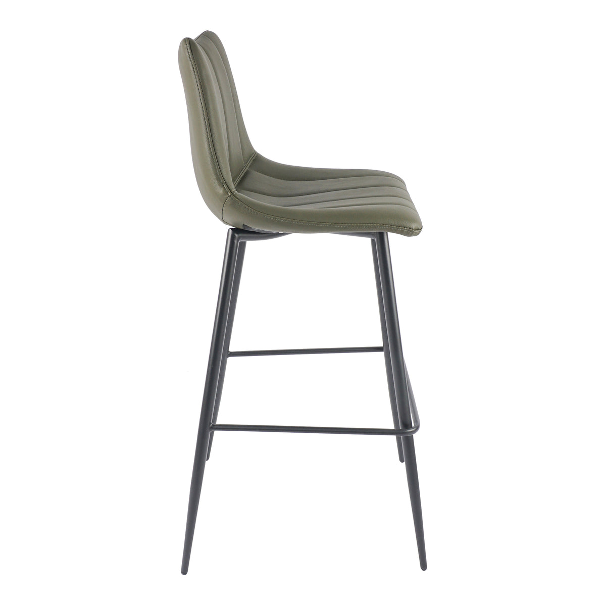 Alibi Bar Stool – 17.7" Vegan Leather Bar Stool, Set of 2 (4 Colors) (39)