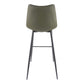 Alibi Bar Stool – 17.7" Vegan Leather Bar Stool, Set of 2 (4 Colors) (40)
