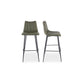 Alibi Bar Stool – 17.7" Vegan Leather Bar Stool, Set of 2 (4 Colors) (35)
