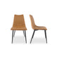 Alibi Dining Chair – 18" Vegan Leather Dining Chair, Set of 2 (3 Colors) (13)