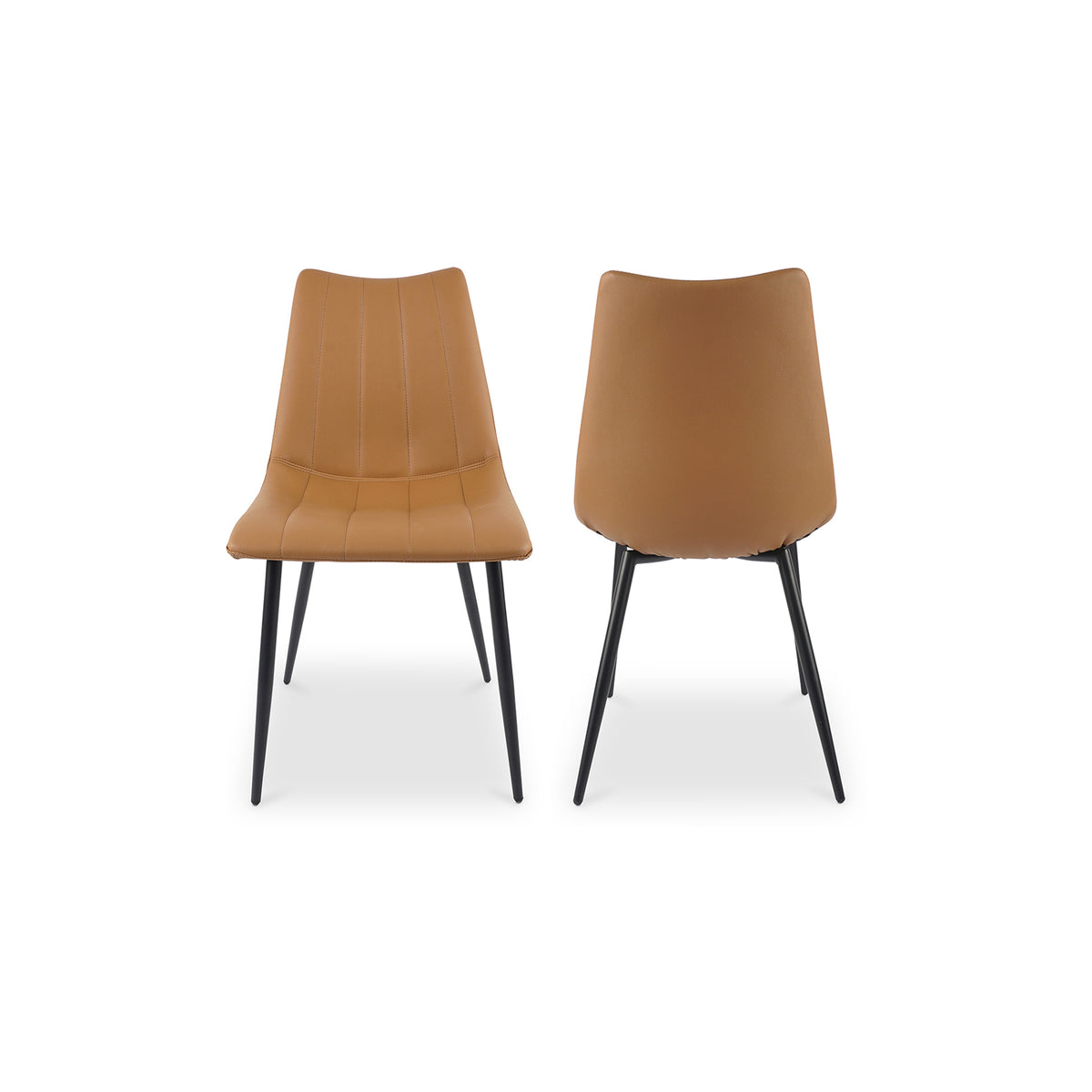 Alibi Dining Chair – 18" Vegan Leather Dining Chair, Set of 2 (3 Colors) (14)