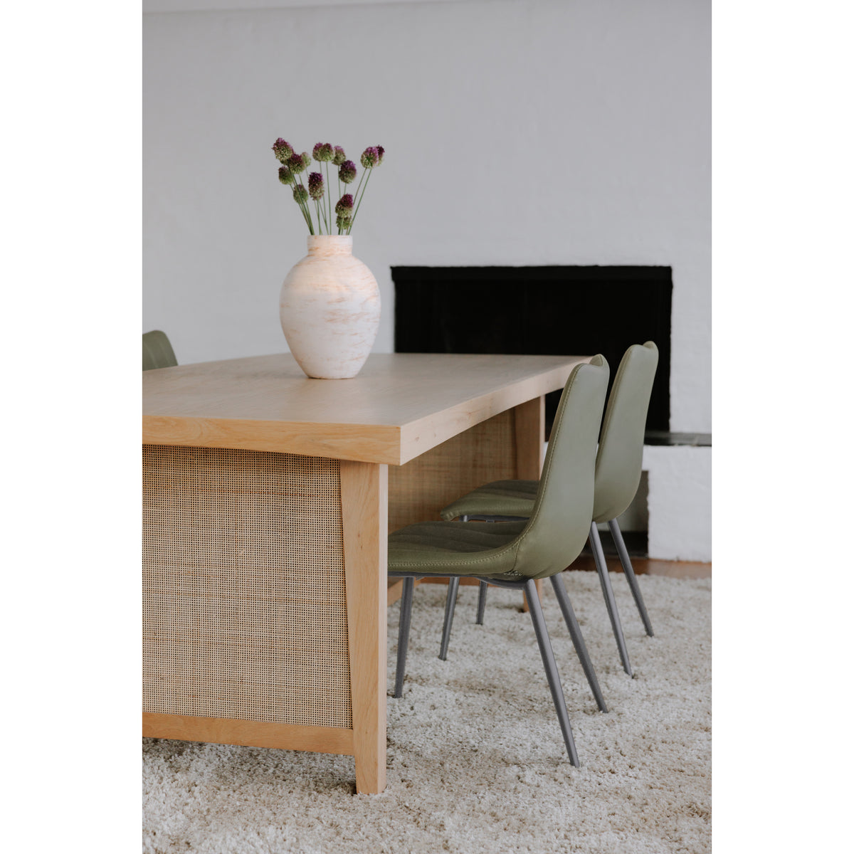 Alibi Dining Chair – 18" Vegan Leather Dining Chair, Set of 2 (3 Colors) (36)