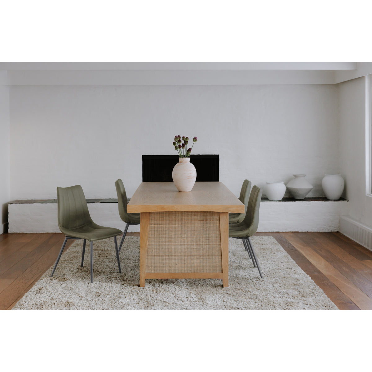 Alibi Dining Chair – 18" Vegan Leather Dining Chair, Set of 2 (3 Colors) (37)