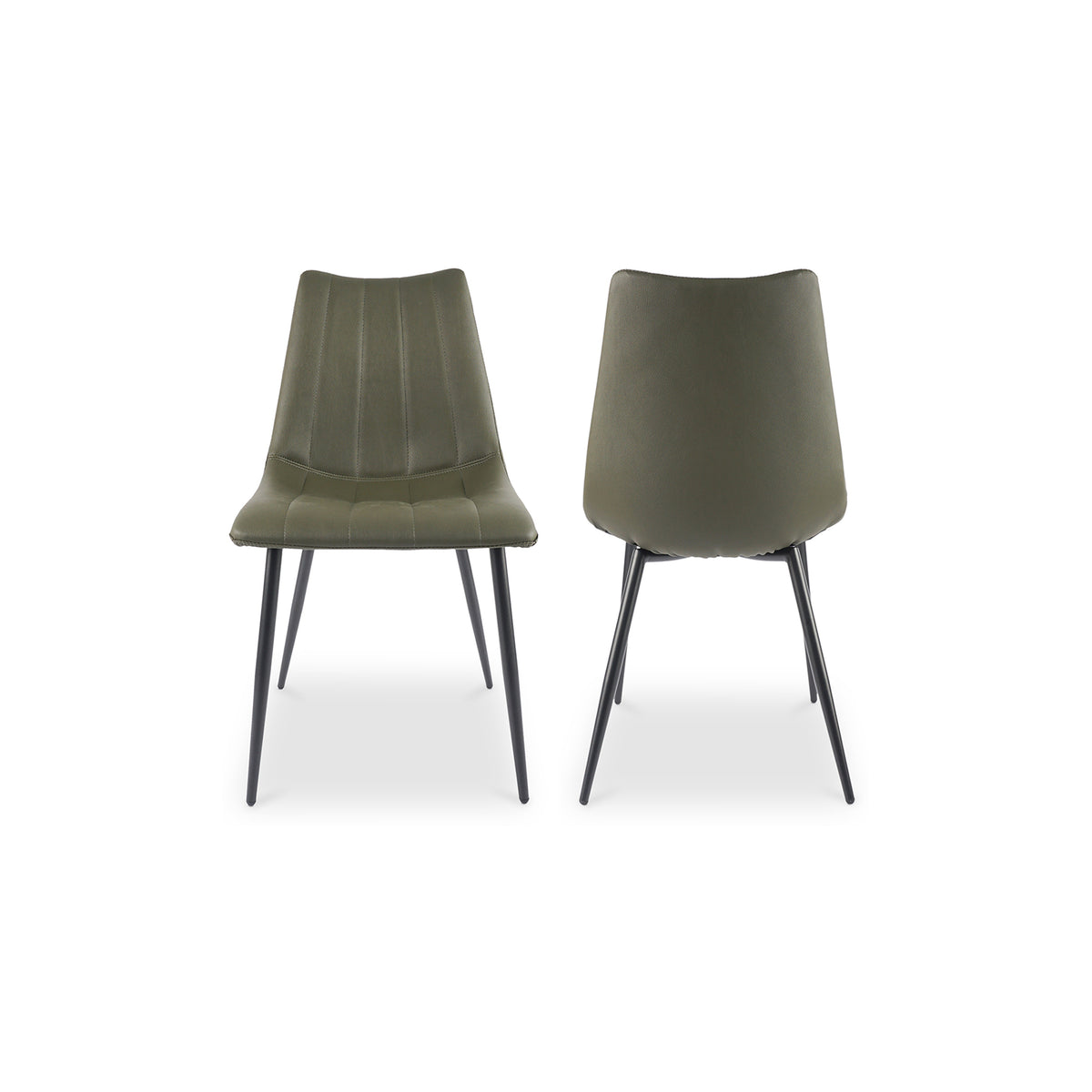 Alibi Dining Chair – 18" Vegan Leather Dining Chair, Set of 2 (3 Colors) (27)
