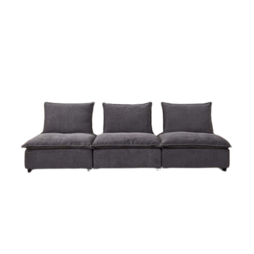 Modern Armless Cloud Modular Sofa Sectional (4 Colors - Various Sizes)