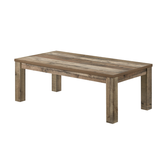 Sutter Weathered Wood Table Set – 3-Piece Brown Coffee & End Table Set