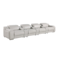 169" Italian Leather Power Reclining Sofa with USB Charging | Oversized Luxury Recliner