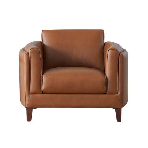 Maui MCM Top-Grain Leather Armchair