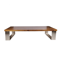 Harlow Wood & Metal Coffee Table – 70
