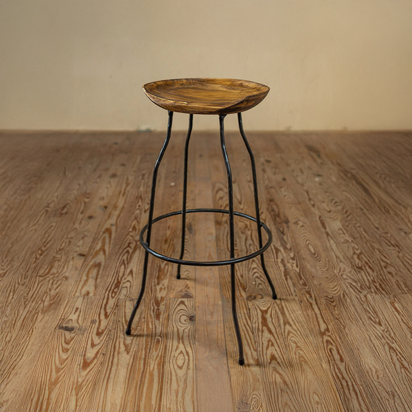 Fargo Wrought Iron Stool – hand-forged iron