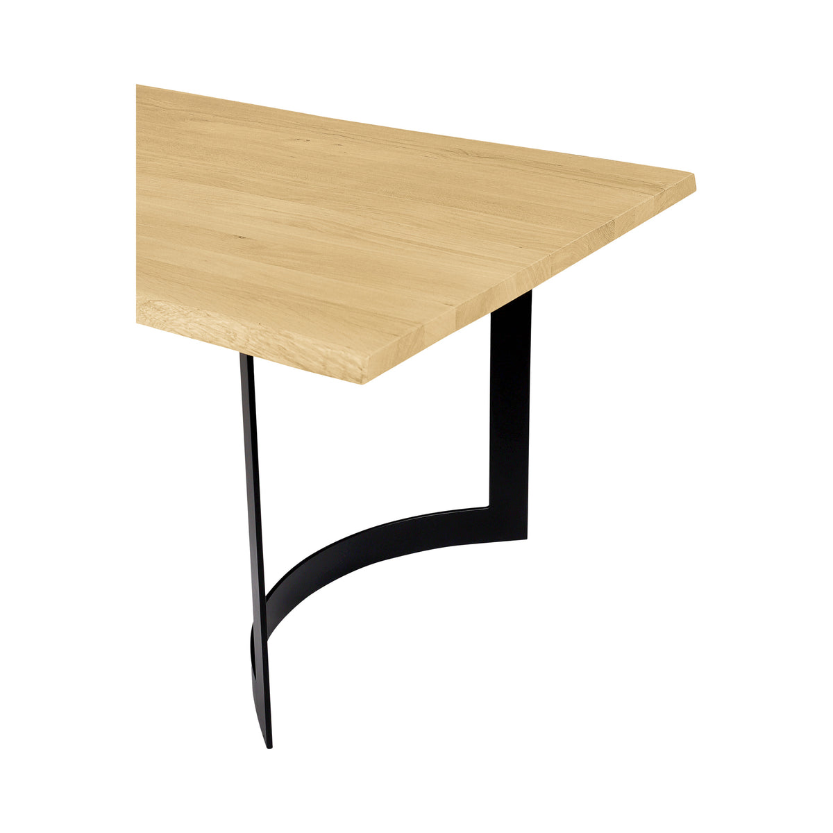 Bent Dining Table – 78" and 98.5" Solid Oak Dining Table (15)