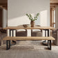 Bent Bench – 76" and 92" Live-Edge Solid Oak Bench (16)
