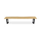 Bent Bench – 76" and 92" Live-Edge Solid Oak Bench (12)