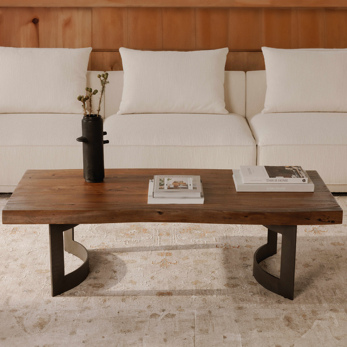 Bent Coffee Table – 56" Live-Edge Acacia Coffee Table (7)