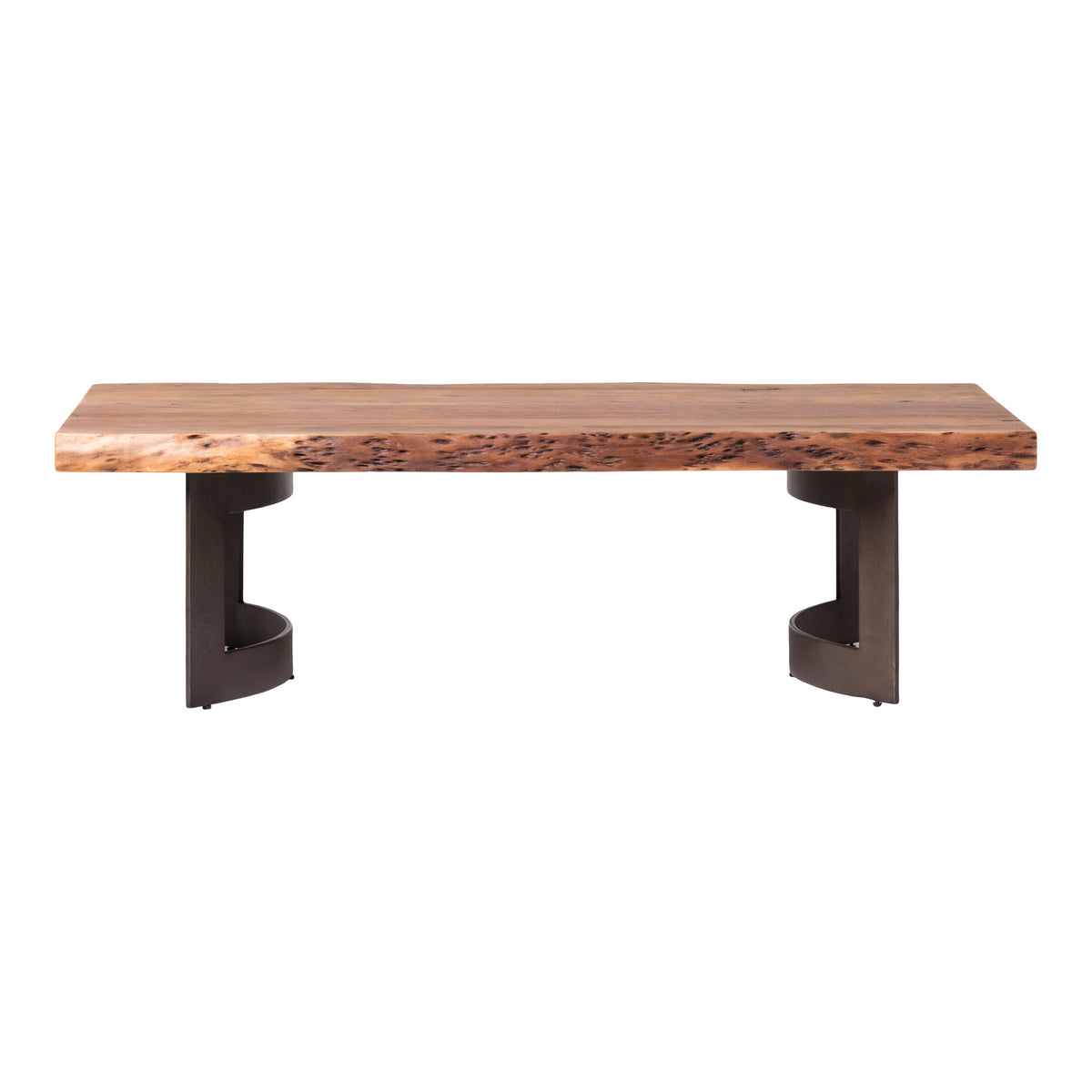 Bent Coffee Table – 56" Live-Edge Acacia Coffee Table (1)