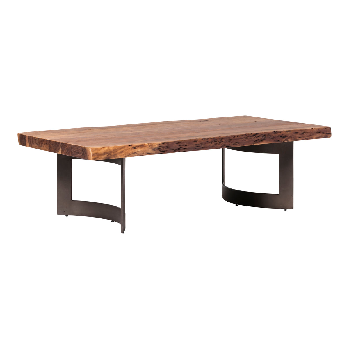 Bent Coffee Table – 56" Live-Edge Acacia Coffee Table (2)