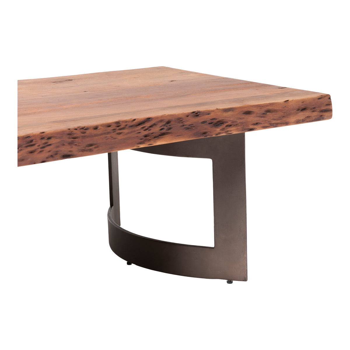 Bent Coffee Table – 56" Live-Edge Acacia Coffee Table (4)