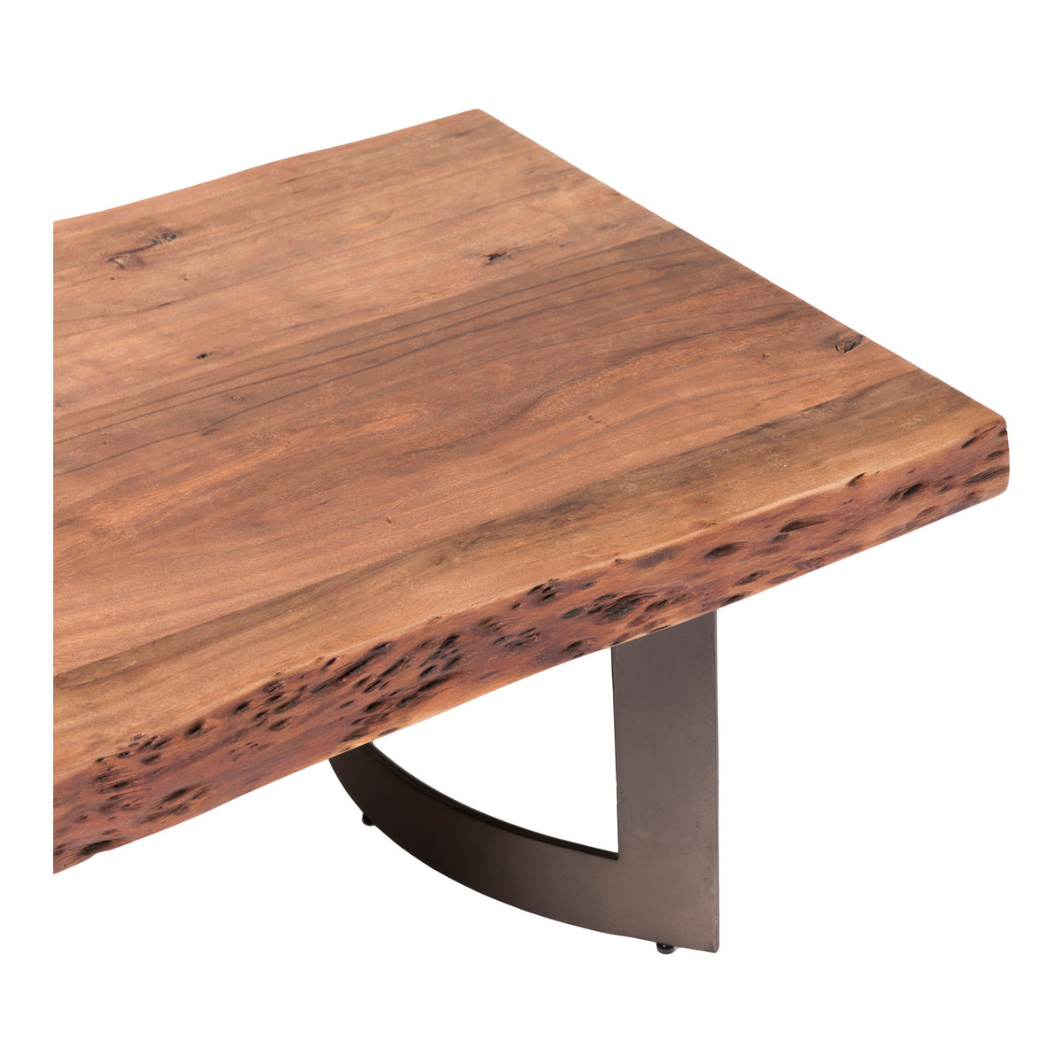 Bent Coffee Table – 56" Live-Edge Acacia Coffee Table (5)